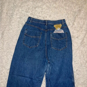 Vintage Better Together Teddy Bear Detailed Jeans 28 inch waist